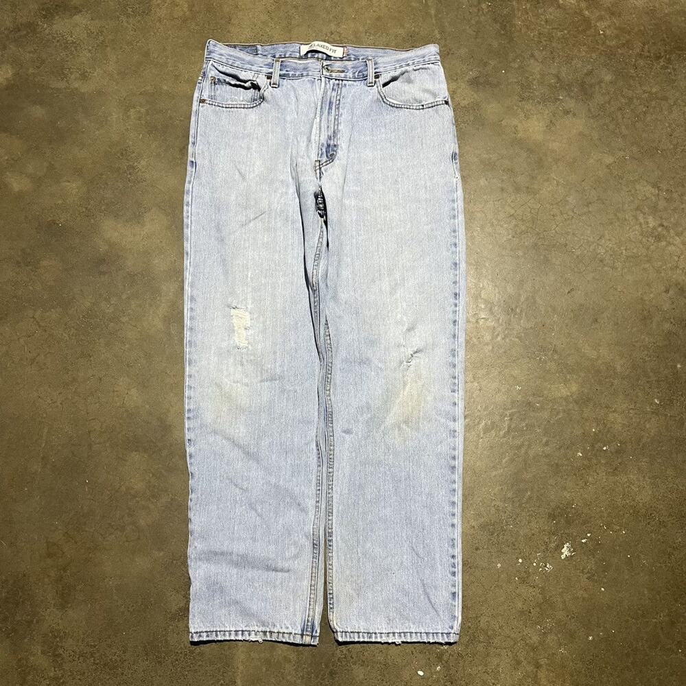 Vintage Y2k Levi's 550 Blue Relaxed Fit Jeans 34x30